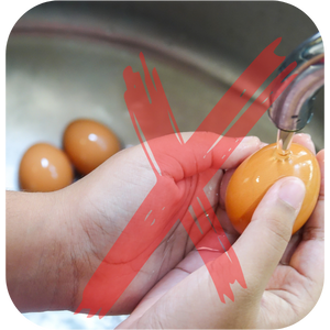 lavar huevo